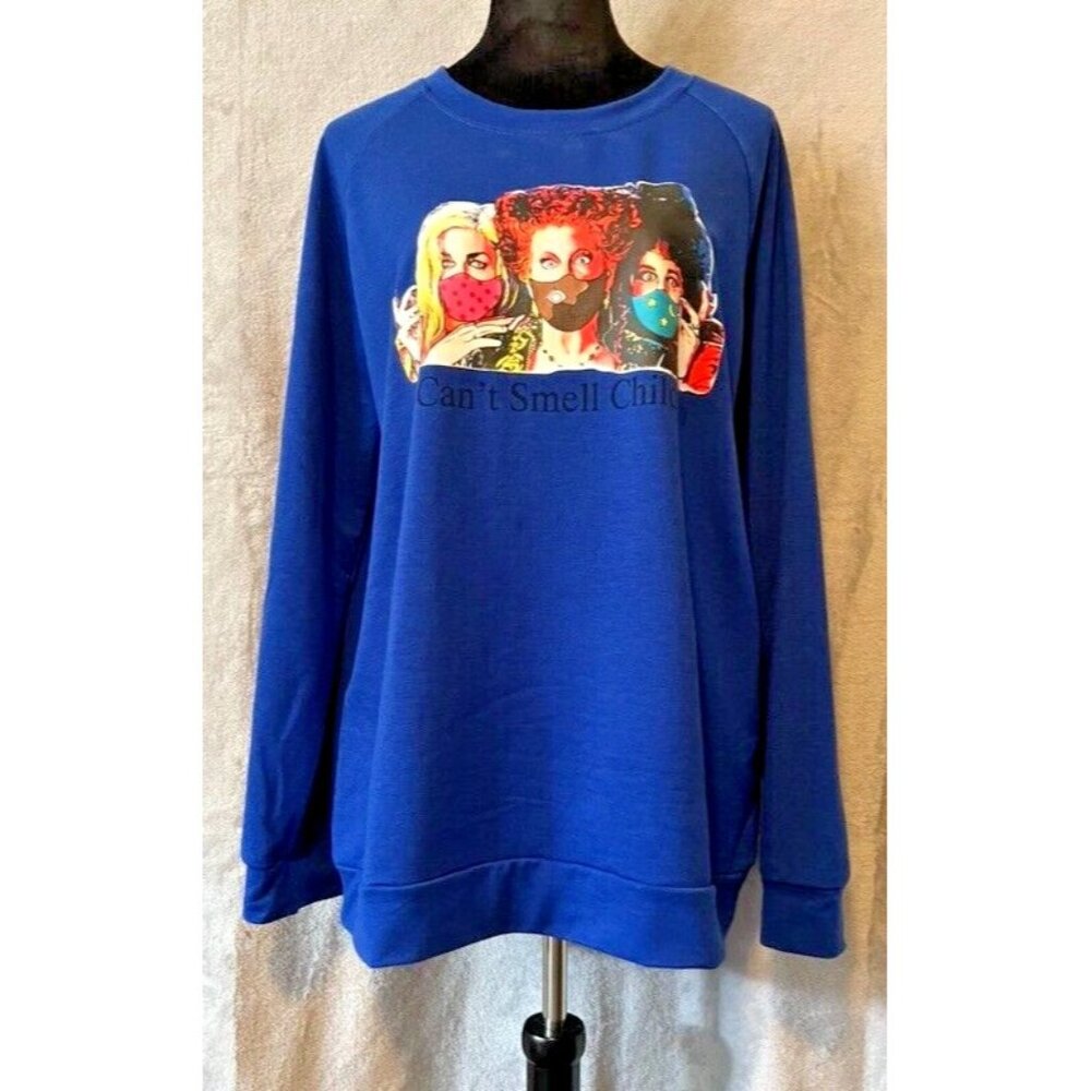 Halloween HOCUS POCUS Pullover SWEATSHIRT "I Can't Smell Children"  XL Pre~Loved